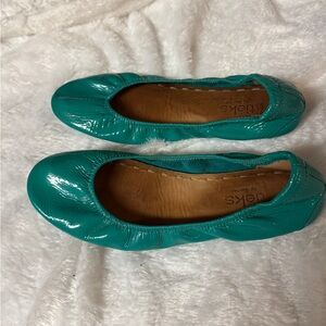 Tieks Women's Teal Ballet Flats